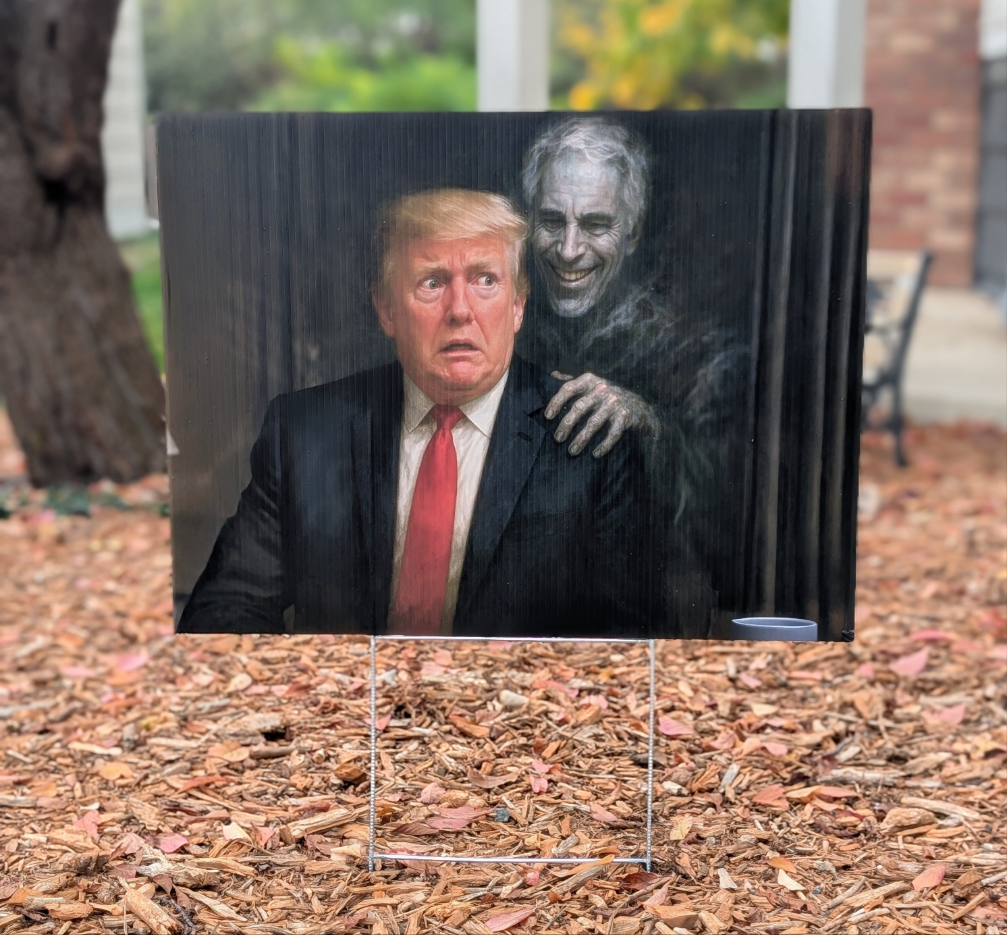 Double-sided Haunted President